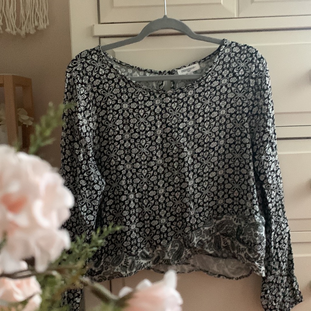 Mixed Pattern Top